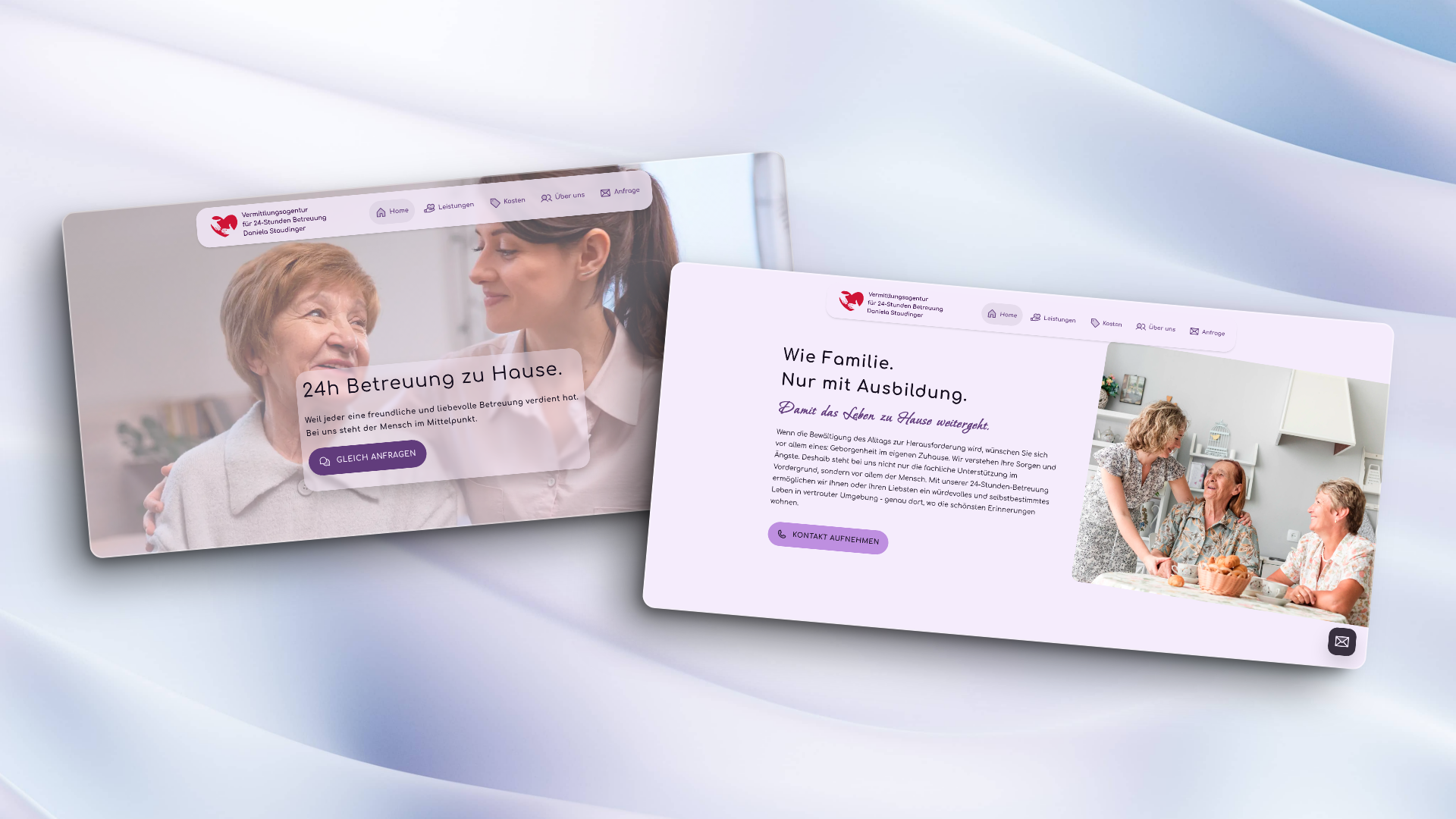 Vermittlungsagentur für 24-Stunden Betreuung - Daniela Staudinger